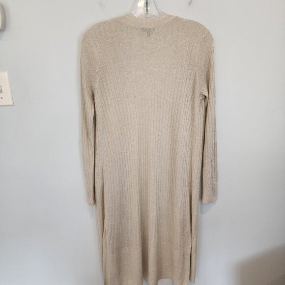 Talbots Shimmer Ribbed Duster Cardigan, Size XS, Like New - Picture 3 of 7